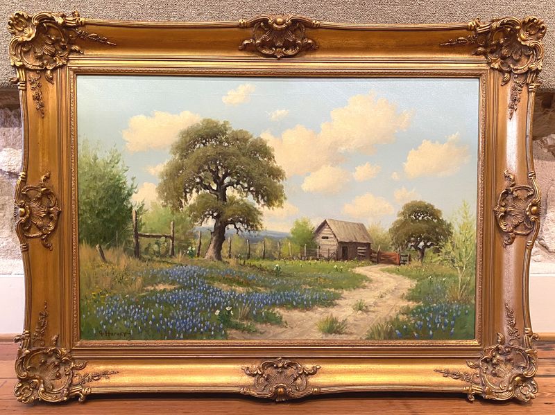 11 Texas Wall Art Pieces That Actually Feel Like Family Heirlooms - Decor Hint Hand-Painted Vintage Window Scenes