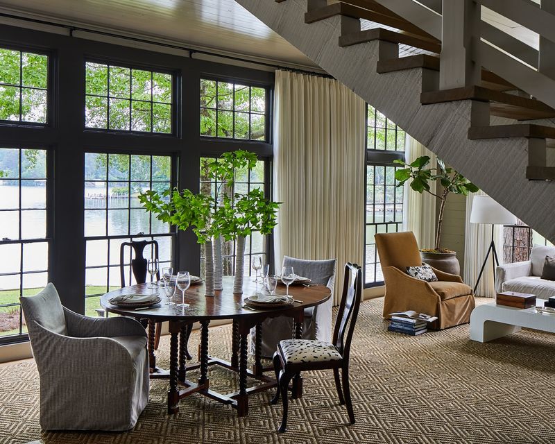 Lakefront Retreat Dining Rooms