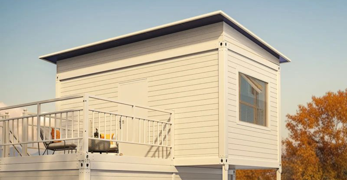 How This Amazon Tiny Home Packs Two Bedrooms And A Massive Balcony Into A Compact Space - Decor Hint How This Amazon Tiny Home Packs Two Bedrooms And A Massive Balcony Into A Compact Space - Decor Hint