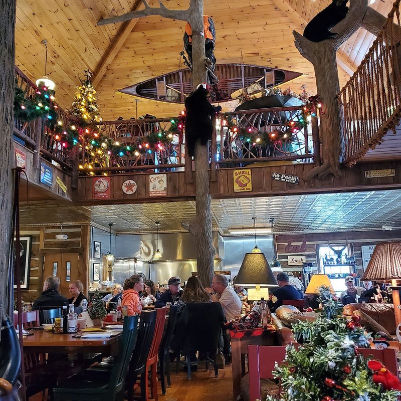 The Swinging Bridge Restaurant In Paint Bank