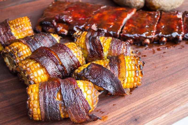 Bacon-Wrapped Corn on the Cob