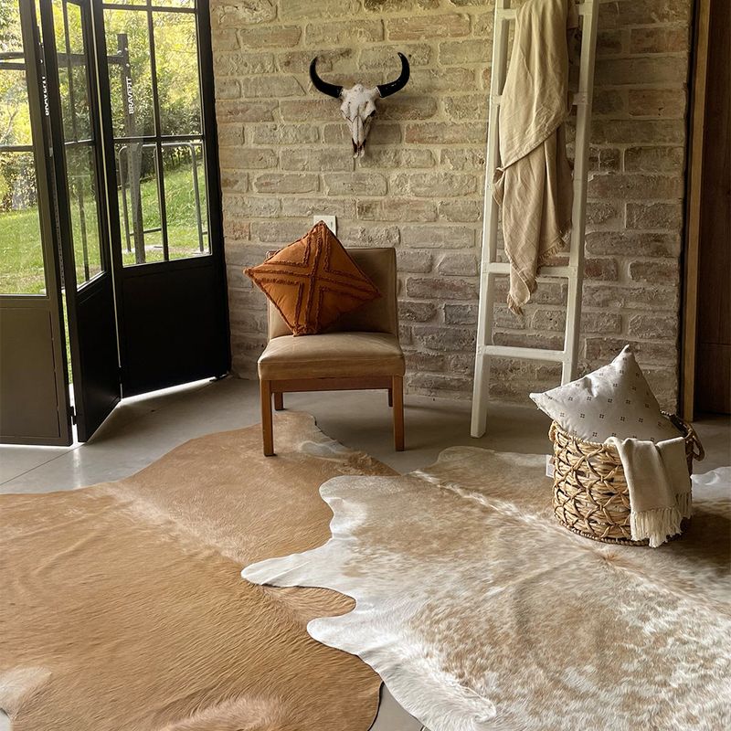11 Design Touches In Texas That Feel Both Rustic And Modern - Decor Hint Cowhide Rugs