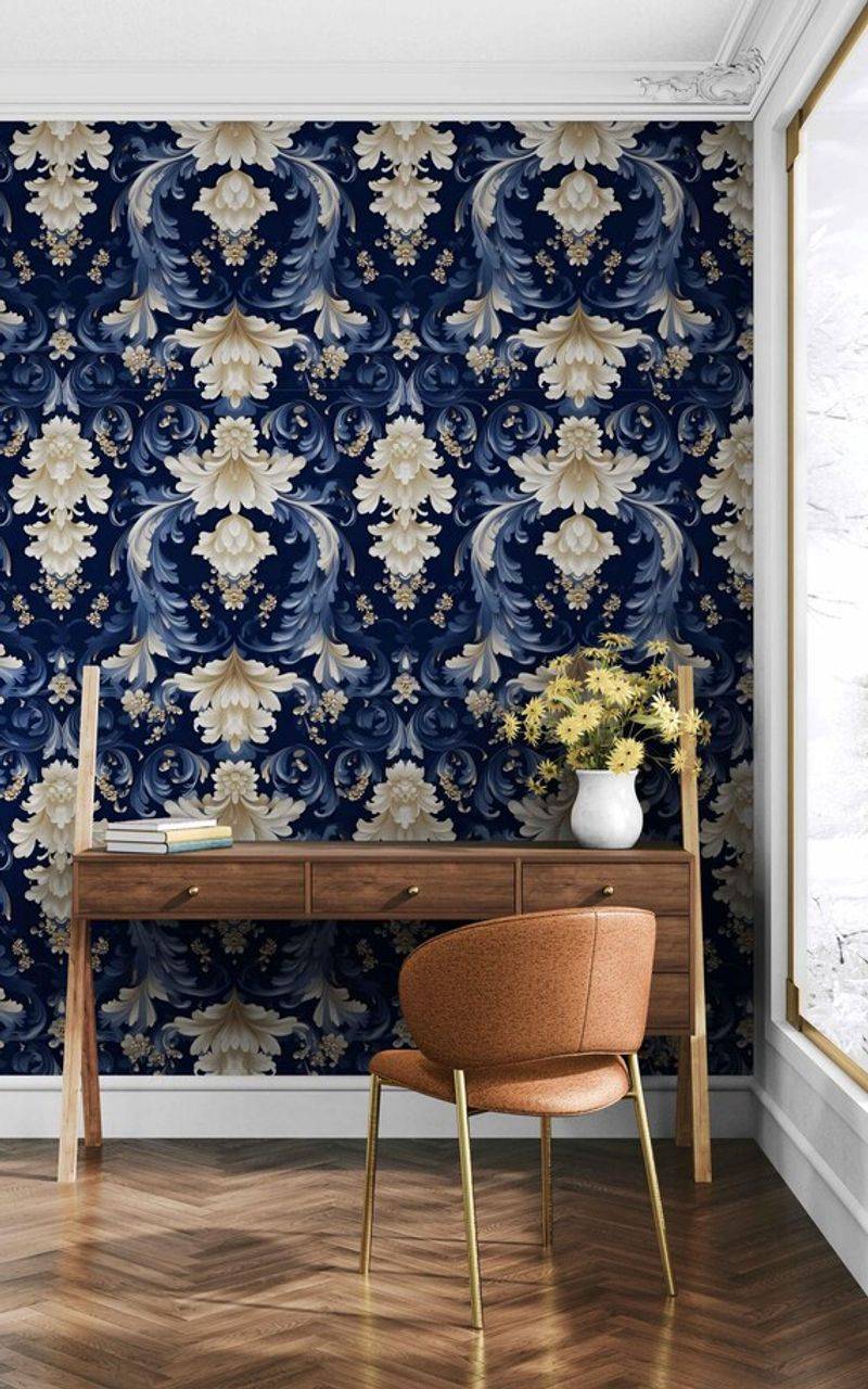 Use Patterned Wallpaper