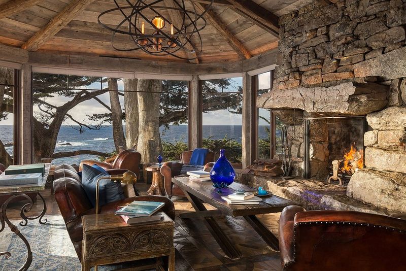 Carmel-by-the-Sea Stone Retreat: Rustic Elegance