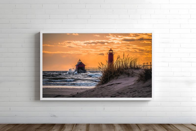 13 Key Features Defining Michigan Lakefront Cottages - Decor Hint Local Artists' Work on Every Wall