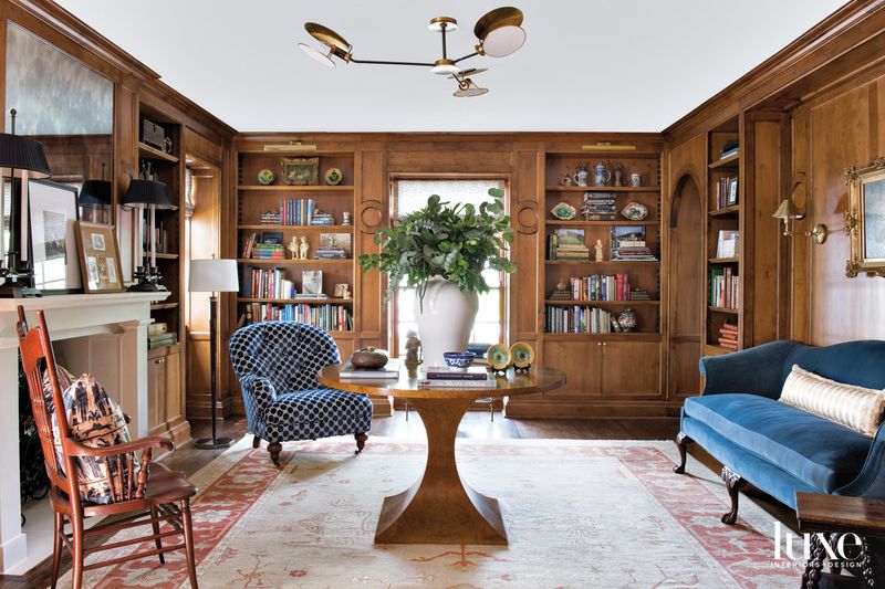 Historic Limestone Mansion Library