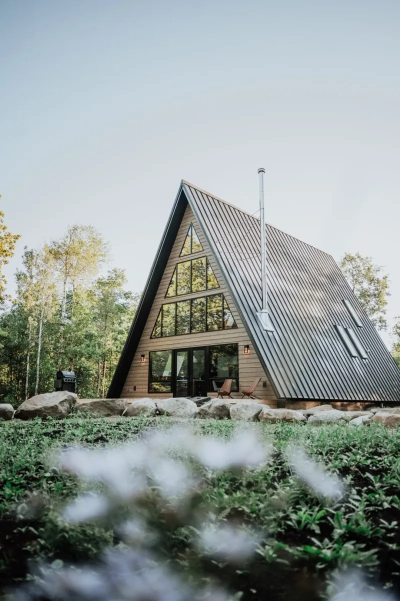 9 Minnesota Cabins That Might Feel Perfectly Cozy All Year - Decor Hint Rustic Pine A-Frame Cabins