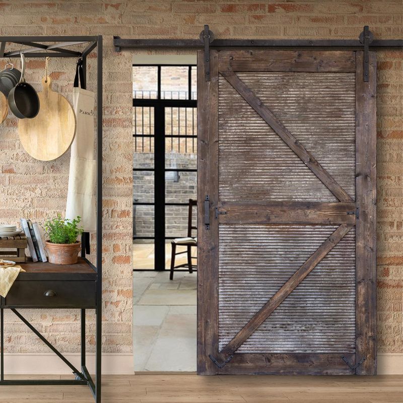 Rustic Barn Door Feature