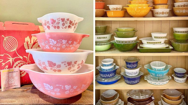7 Phoenix Thrift Finds That Resellers And Decor Lovers Swear By - Decor Hint Pyrex and Fire-King Glassware