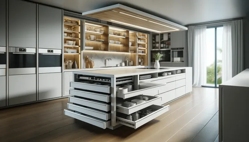10 Texas Kitchen Islands Designed For Family Gathering And Function - Decor Hint Tech-Savvy Suburban Command Center