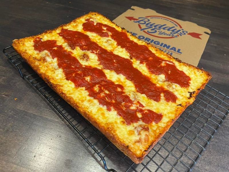 8 Michigan's Best Pizza Spots Where Simplicity Rules - Decor Hint Buddy's Pizza: The Original Detroit Square Since 1946