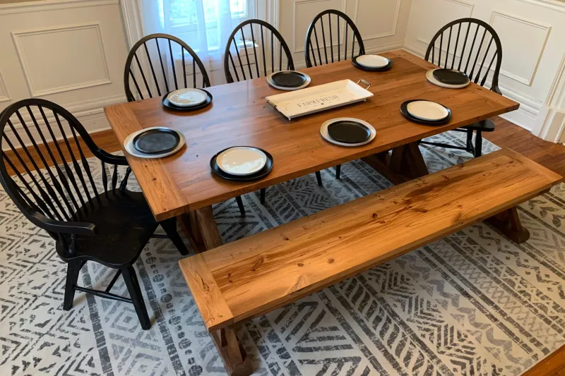 10 South Carolina Farm Tables That Bring Family Together - Decor Hint Upcountry Pine Treasure