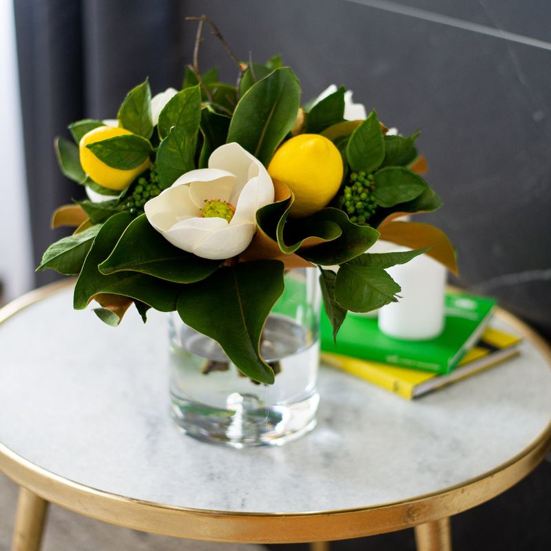 5 Georgia Floral Trends To Try And 3 Styling Habits To Avoid - Decor Hint Magnolia and Citrus Pairings