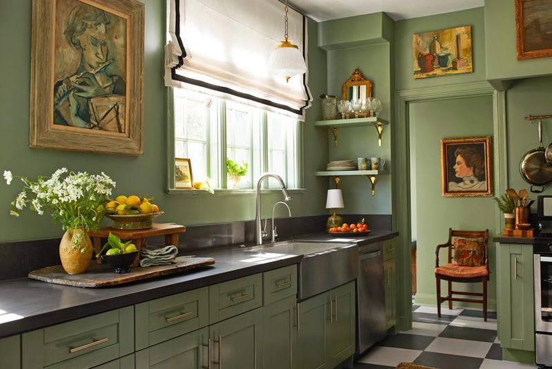 8 Paint Colors That Always Hit The Mark In Houston Homes - Decor Hint Bayou Green