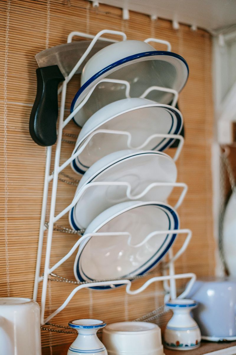 8 French-Inspired Kitchen Details That Can Add Timeless Charm - Decor Hint Plate Rack And Dish Storage
