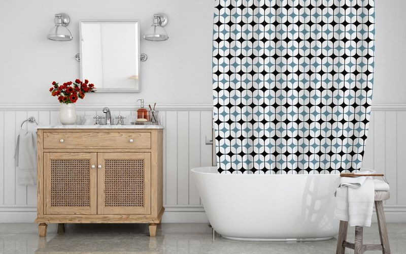 Short Shower Curtains