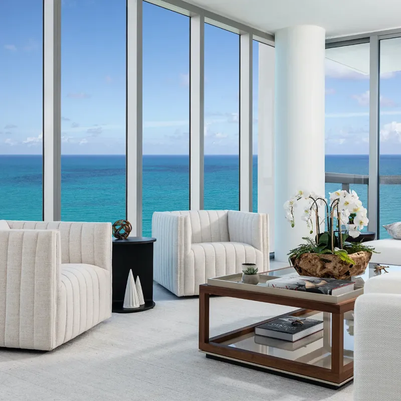 8 Florida Waterfront Homes With Effortlessly Chic Coastal Décor - Decor Hint Miami Modern Marvel
