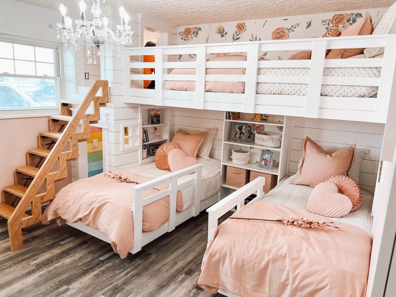 14 Utah Bunk Rooms Built For Cousin Sleepovers - Decor Hint Bunk Room With Double-Size Beds
