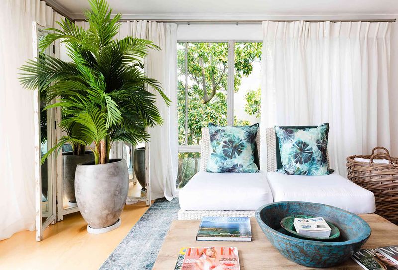 Plastic Palm Tree Decor