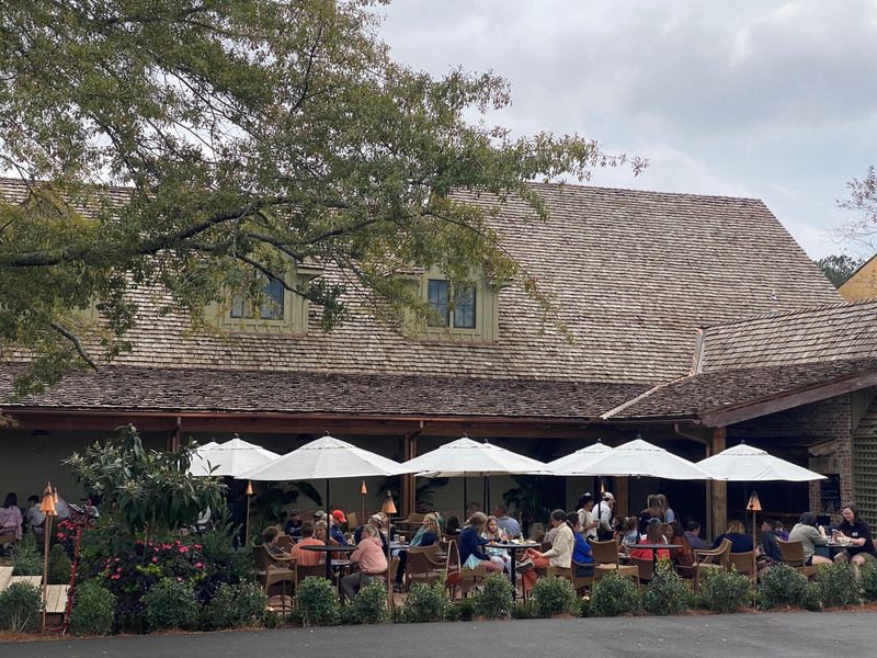 11 Local-Approved Alabama Patios Perfect For Any Occasion - Decor Hint Auburn's Oak-Lined Terrace