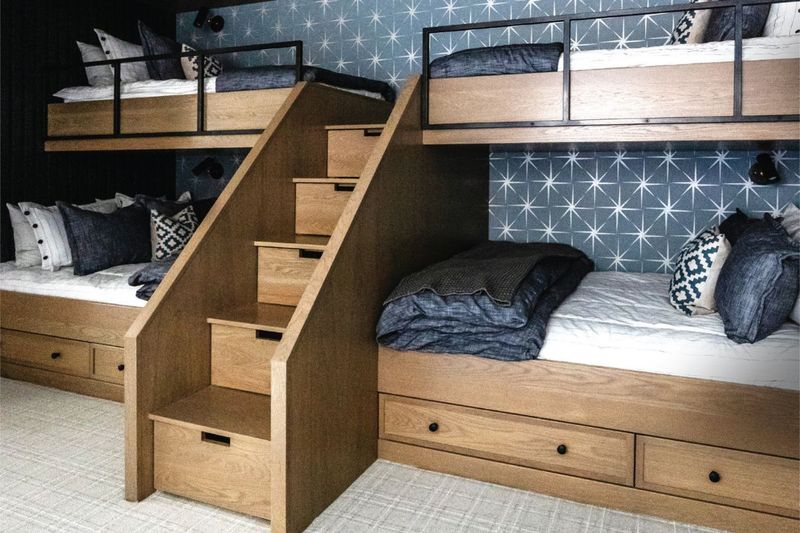 14 Utah Bunk Rooms Built For Cousin Sleepovers - Decor Hint Built-In Bunks With Storage Drawers