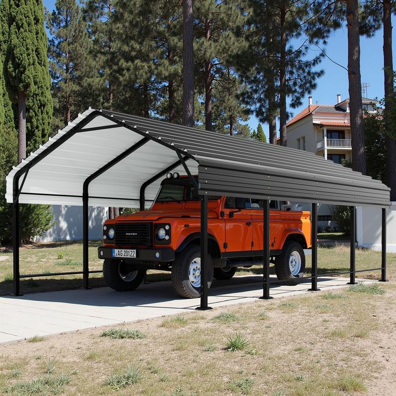 Curved Aluminum Carport