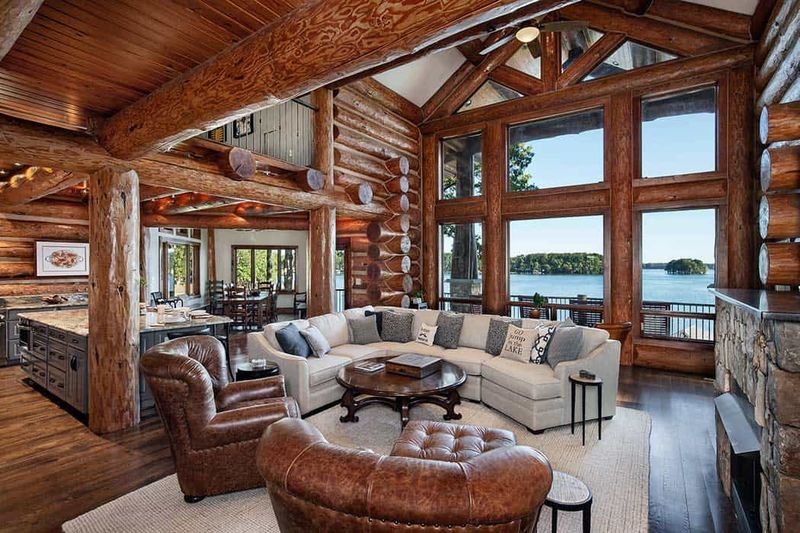 9 North Carolina Cottage Designs That Are Straight Out of a Storybook - Decor Hint Lakeside Log Fantasies