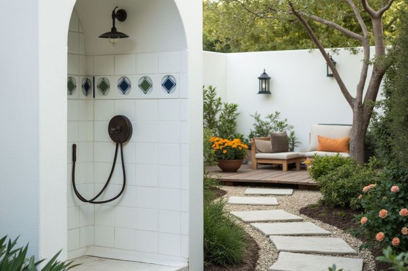 St. Augustine Historic Courtyard Shower