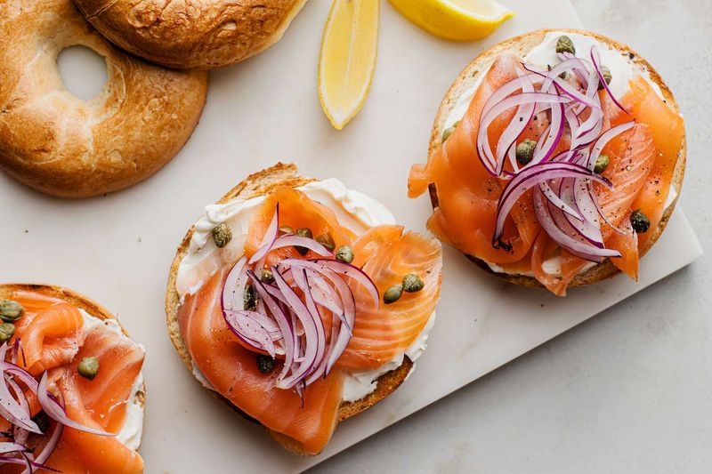 Bagel with Lox and Cream Cheese