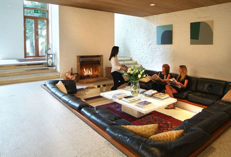 9 Minnesota Cabin Living Rooms Built For Snowy Nights - Decor Hint Sunken Conversation Pits