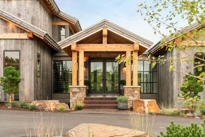 Rustic-Luxe Ranch Entrances
