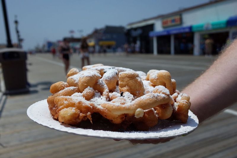 11 New Jersey Boardwalk Bites To Enjoy Year-Round - Decor Hint Morey's Piers Funnel Cakes