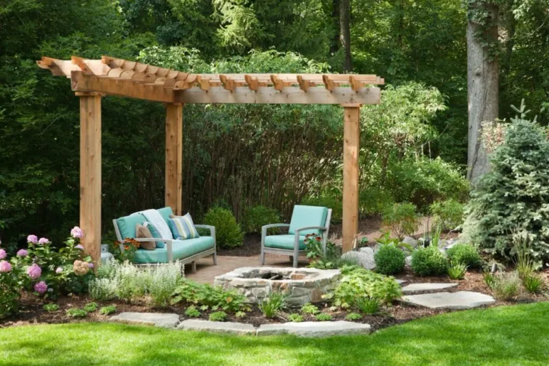 Pergolas with Climbing Vines