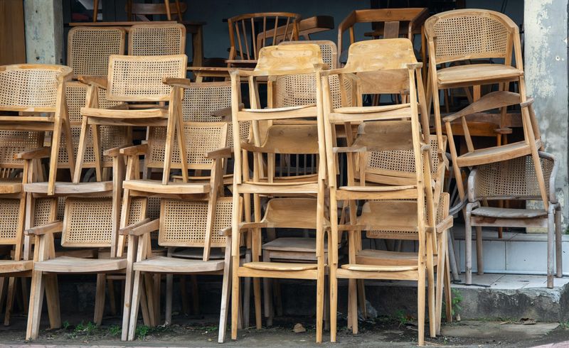 Stacked Chairs