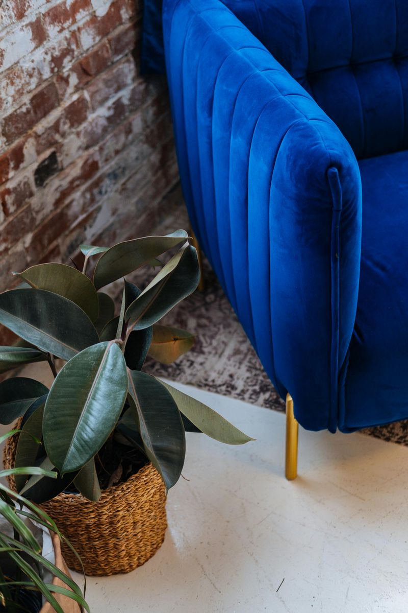 10 Creative Ways You Can Bring Blue Into Your Space - Decor Hint Statement Furniture Piece