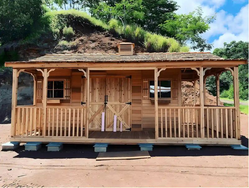 16 Nebraska Farm Sheds Turned Charming Studios - Decor Hint Shed With Porch Adapted Into Relaxing Den