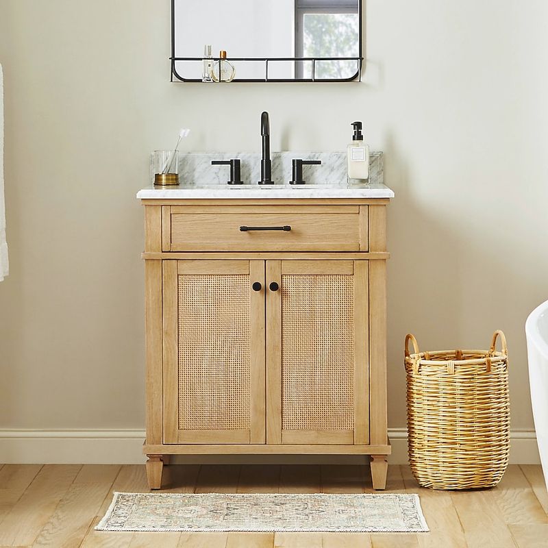 Oak Bathroom Cabinets
