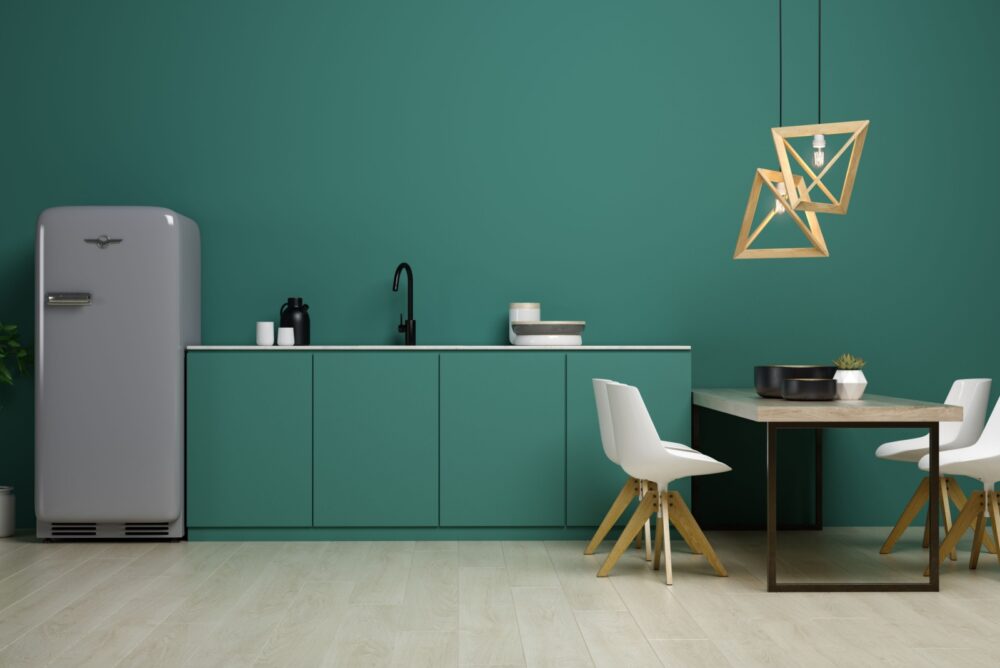 Pastel Painted Cabinets - Decor Hint
