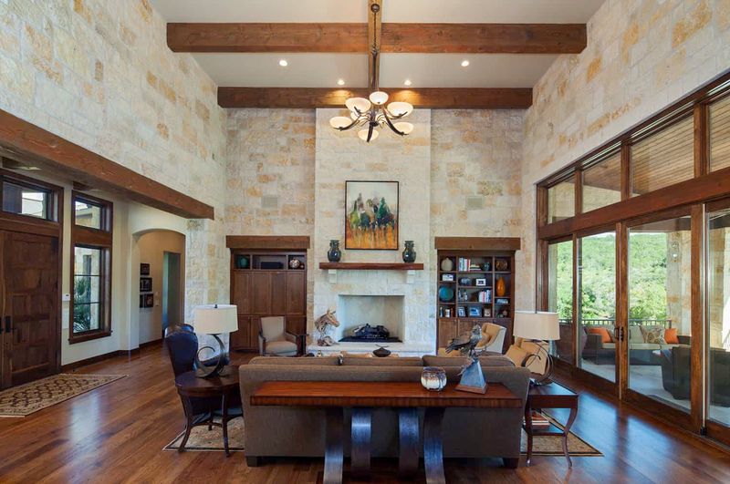 10 Texas Cabins That Prove Rustic Doesn't Mean Rough - Decor Hint Hill Country Stone Cottage