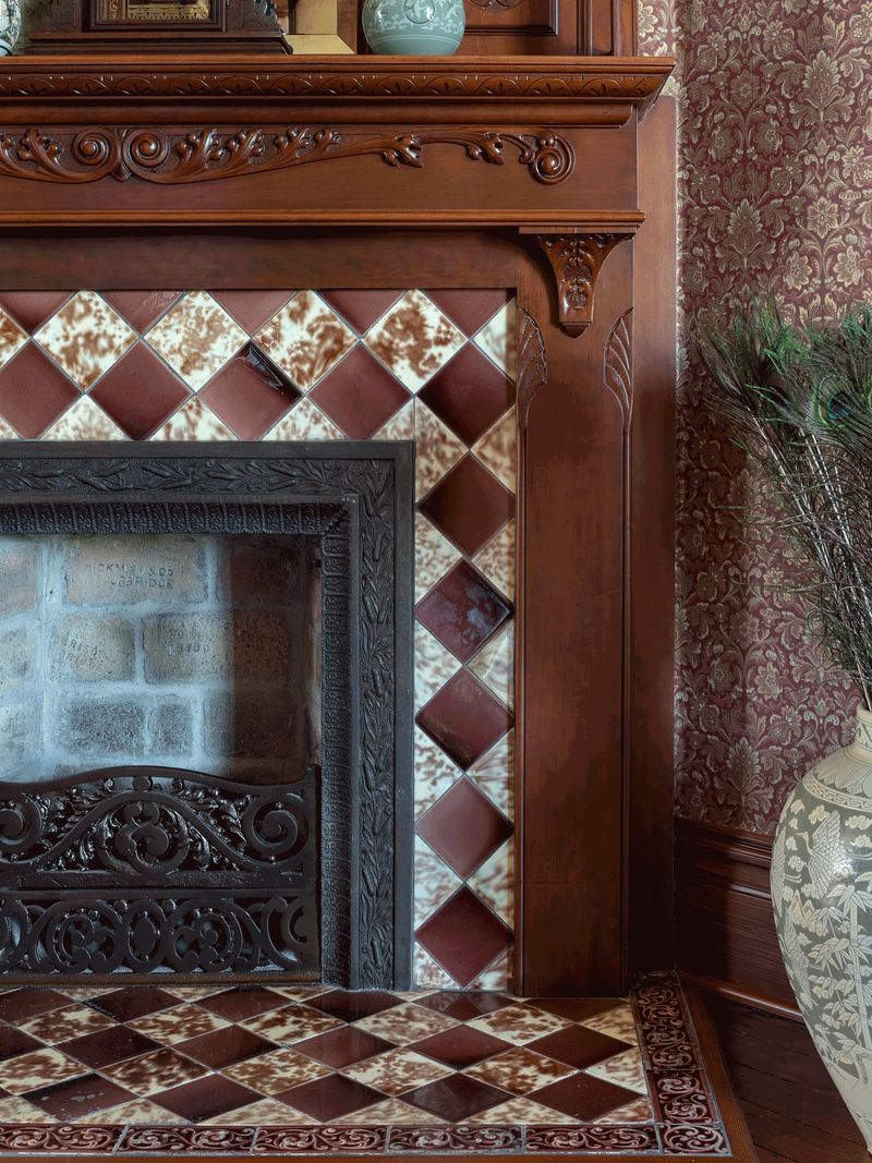 9 Maryland Row House Updates That Keep The Old Bones - Decor Hint Fireplace Mantel Preservation