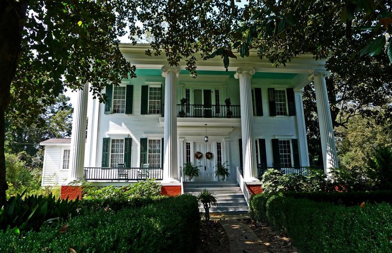 10 Alabama Porch Ceilings Painted Haint Blue Like Grandma Did - Decor Hint William Perkins House, Eutaw