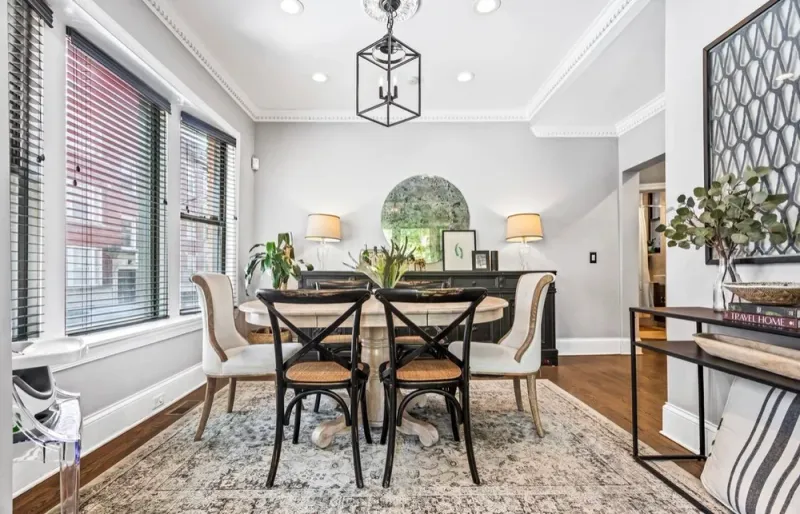 Cluttered Buffets and Sideboards