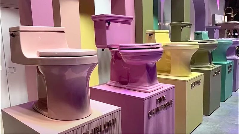 20 Vintage Bathroom Trends Rocking Pennsylvania Homes - Decor Hint Colorful Toilet Seats Pop
