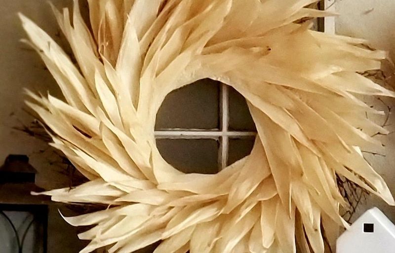 Corn Husk Wreath Simplicity