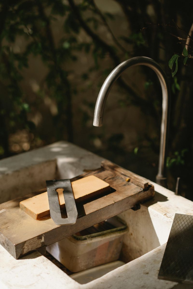 12 Practical Outdoor Kitchen Ideas On A Budget - Decor Hint Salvaged Sink Installation