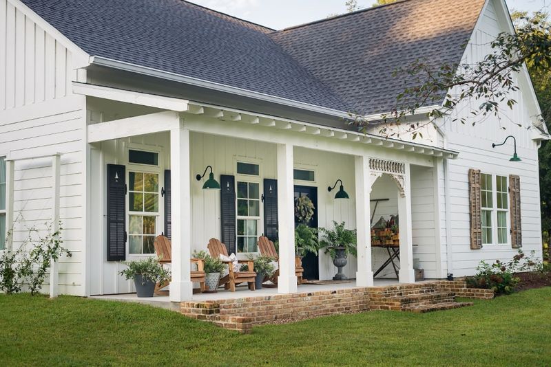9 Texas Front Porch Ideas That Make Homes Instantly Welcoming - Decor Hint Vintage Barn Light Fixtures