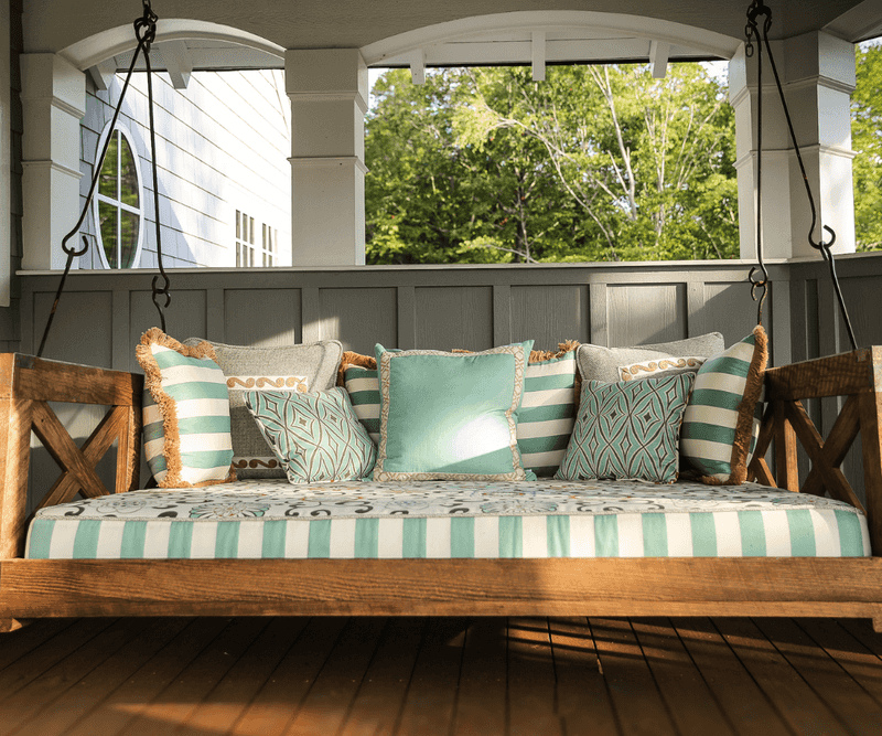 9 Porch Swing Styles That Define Outdoor Living In Kentucky - Decor Hint Hanging Bed Swings
