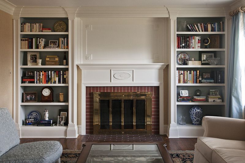 Built-In Bookcases Showcase Personality