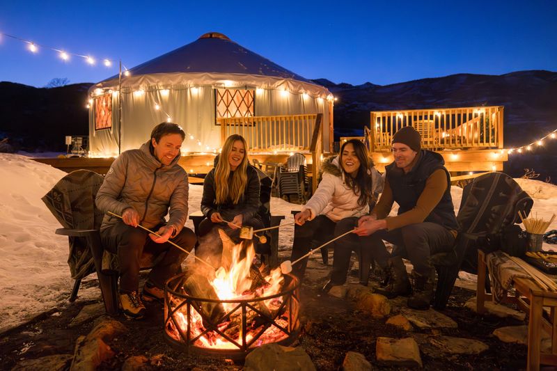 14 Utah Restaurants With Breathtaking Mountain Views And Unforgettable Bites - Decor Hint The Yurt at Solitude – Snowshoe to Secluded Mountain Dining