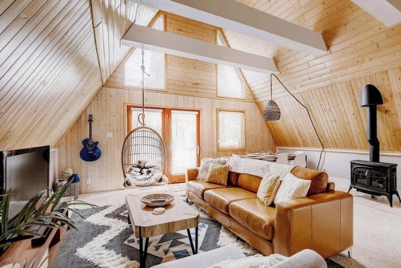 12 Gorgeous A-Frame Cabins For The Ultimate Cozy Escape - Decor Hint Luxe Alpine Cabin